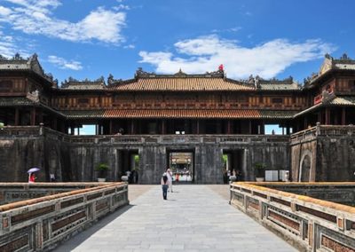 Entrance to Hue citadel and Forbidden City in Hue